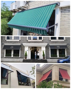 <span class=keywords><strong>Toldo</strong></span> de ventana para exteriores al por mayor operación manual o motorizada parasol deslizante retráctil brazo plegable <span class=keywords><strong>toldo</strong></span> de brazo oscilante de aluminio - Product Image 2