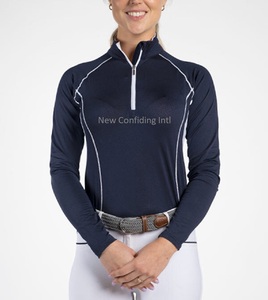 เสื้อขี่ม้าครึ่งซิปหน้า,สไตล์ใหม่เป็นมิตรกับสิ่งแวดล้อมปรับแต่งโลโก้ได้ตามต้องการ - Product Image 6