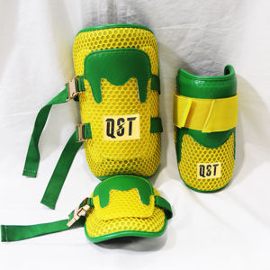 Protège-coudes de frappeur de baseball en cuir composite durable, fabriqué sur mesure en usine, usage professionnel, léger, simple QST - Product Image 3