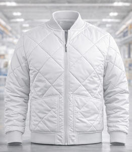 Veste bomber matelassée de qualité supérieure pour hommes, logo personnalisé OEM/ODM, veste matelassée légère, veste d'hiver isolée pour la vente en gros - Product Image 3