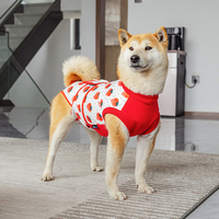 Combinaison de récupération pour animaux de compagnie confortable OEM/ODM VPETBR avec tissu doux pour chiens après la chirurgie, empêche de lécher et de gratter