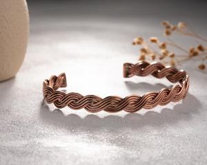 Nouveau bracelet en cuivre de luxe - Product Image 5