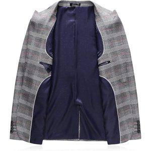 Costumes pour hommes de qualité supérieure 2025, pantalon et veste sur mesure, double boutonnage, 300g, fabriqué au Pakistan, dernier design, respirant, en laine peignée évasée - Product Image 6