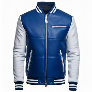 Chaqueta de Béisbol Varsity de Lona Personalizada para Hombre, con Logotipo Frontal, Estilo Urbano, para Hombre y Mujer, Venta al Por Mayor - Product Image 2