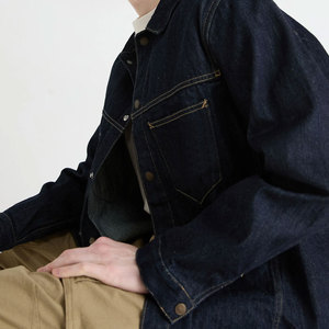 OEM Manufactured Factory Made <b>Men</b> <b>Denim</b> <b>Jackets</b> / High Street Style <b>Men</b> <b>Denim</b> <b>Jackets</b> For Sale - Product Image 3