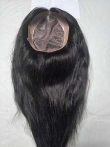 Toupet de cheveux mono pour femmes avec cheveux humains indiens, styles multiples (vague d'eau, vague naturelle, etc.) Léger 100-150g - Product Image 6