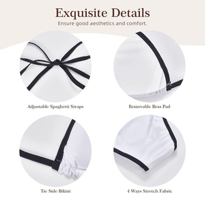 Nuevos bikinis personalizados de alta calidad, trajes de baño sexys para chicas jóvenes, conjunto de dos piezas, traje de baño estampado para mujer, conjunto de sujetador y braga. - Product Image 4