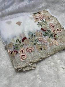 เสื้อสีขาวผ้าออแกนซ่าสไตล์บูติกสุดหรูเสื้อเบลาส์แฟนซีของเจ้าสาวชุดปาร์ตี้งานแต่งงานของผู้หญิงขายดีที่สุด - Product Image 6