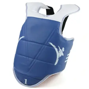 Protection des arts martiaux personnalisé blanc Sparring gilet de protection équipement de protection de poitrine pour le karaté Taekwondo - Product Image 2