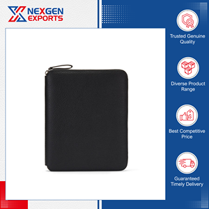 Fabricante de Confianza que Ofrece Carpeta Portafolio de Cuero de Calidad Superior con Logotipo Personalizado, Color y Estampado UV para Promoción de Oficina - Product Image 5