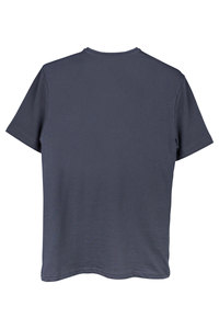 เสื้อยืดคอกว้าง ยูนิเซ็กซ์ ผ้าฝ้าย 100% ทรงปกติ สีดำล้วน ผ้าถัก น้ำหนักเบา ความยาวสั้น จำหน่ายจำนวนมาก - Product Image 6