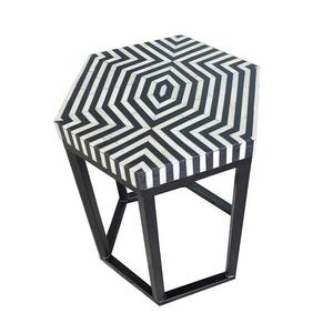 Handmade Bone Inlay Coffee <b>Table</b> Designed Home <b>Decorative</b> Bone Inlay Premium Round <b>Tables</b> for Home From India. - Product Image 4