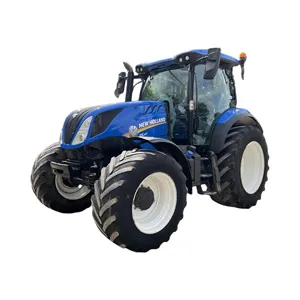 Tracteur agricole NH T6.180 2017 état neuf avec godet EROPS et transaction sécurisée USA Tier 4 Final 100% prête à être expédiée