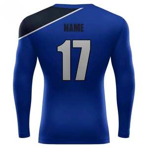 Fitness Wear Rash Guard Hombres | Logotipo de diseño personalizado Impreso rash guard para hombres personalizados - Product Image 2