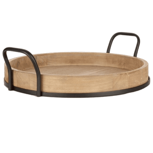 Anillo de Metal, bandeja de madera para servir, utensilios de cocina, bandeja de decoración de postres para bodas, cumpleaños y fiestas, materiales de alta calidad - Product Image 4