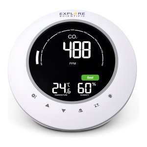 Sensor de Calidad del Aire, Medidor de Anidrida de Carbono Blanco y Gris WHS2001 - Product Image 1