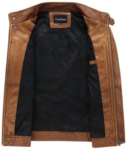 Veste de motard en cuir véritable de qualité supérieure pour hommes avec fermetures éclair durables, design à manches longues Veste en cuir personnalisée pour hommes - Product Image 2