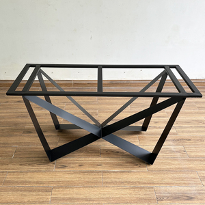 Industrial-Style <b>Cast</b> Iron Dining Table Legs <b>Powder</b>-Coated CHBBA009 for Kitchen Hotel Hospital Home Chairs Cabinets Sofas Beds - Product Image 3