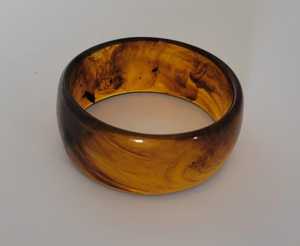 กำไลเรซิ่น ดีไซน์แฮนด์เมดสุดพิเศษ รูปแบบ Frozen Look Angel กำไลเรซิ่นสไตล์ใสเหมือนน้ำแข็ง ขอบบิดเกลียว - Product Image 2