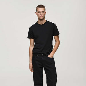 Camiseta de lujo de peso pesado de algodón 100% de alta calidad, camiseta Unisex con estampado personalizado de Logo Boxy Fit en blanco, camiseta de gran tamaño para hombre - Product Image 2