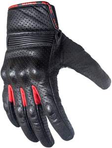2025 Gants en cuir noir respirant Gants de course de moto pour les sports d'hiver - Product Image 5