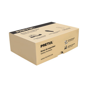 Paio di stivali di sicurezza neri, #27, puntale in poliammide, PRETUL - Product Image 2