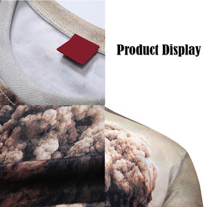 Chemises à manches courtes pour hommes en tricot sublimé, écologiques, respirantes, motifs lumineux, tenues de jour chaudes et distinctives - Product Image 3