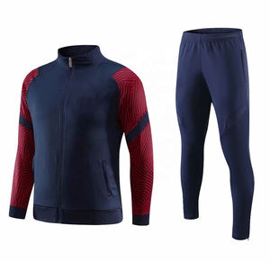 Personnalisé Entraînement Jogging Confortable Fermeture Éclair Hoodies Costumes Ensemble Deux Pièces Survêtements Pour Hommes survêtement - Product Image 4