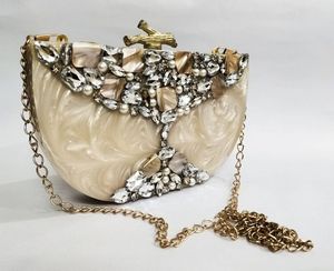 Bolso de mano de resina epoxi con acabado de mármol para niña y mujer, bolso de mano de lujo, bolso de mano de fiesta epoxi - Product Image 4