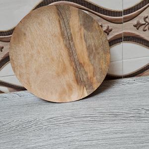 Assiette et vaisselle en bois fruits pour fête de mariage avec vaisselle taille différente et couleur bois naturel - Product Image 2