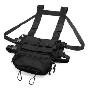High quality custom design <b>Chest</b> Rig Hunting Vest Bag with Functional Extension <b>Storage</b> for Pouch Tactical <b>Chest</b> Rig - Product Image 5