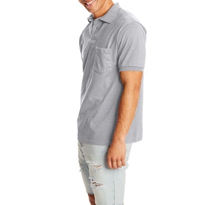Polo de golf décontracté uni de haute qualité – Polo à manches courtes pour homme avec logo personnalisé brodé - Product Image 2