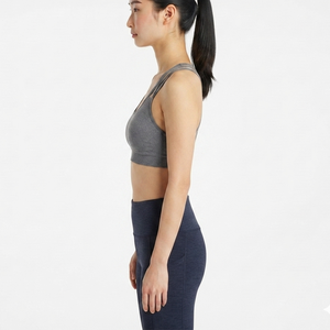 OEM Women's Seamless Strappy Sports Bra Criss Cross Back Medium Support Yoga Bra Removable Pads Fitness Workout Gym Activewear - Product Image 2