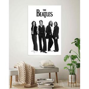 Póster de Lona de The Beatles con Técnicas de Impresión Digital para Decoración del Hogar - Product Image 1