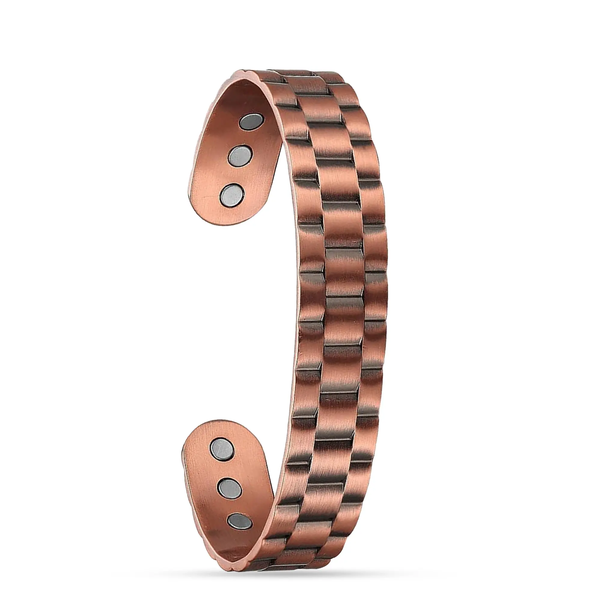 6Magnetic Bracelet For Arthritis Bangles 99.99% Pure copper kada Magnetic Copper Bracelet Wholesale Arthritis Copper bracelets