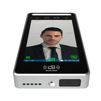 LEEKGOTECH Dispositivo de asistencia de tiempo de control de acceso de reconocimiento facial de Palma multibiométrico de 5,5 pulgadas con software SDK gratuito
