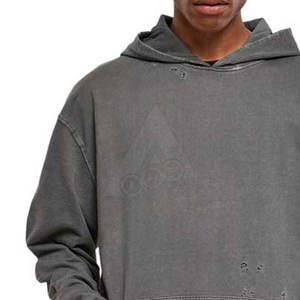 Sweat à capuche pour homme sur mesure OEM, qualité supérieure, coupe confortable, léger, doublure en coton/polyester, motif uni, idéal pour l'hiver - Product Image 6