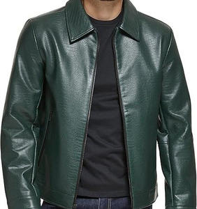 Veste de mode en cuir d'hiver à séchage rapide et à l'épreuve du vent de fabrication professionnelle pour hommes veste de mode en cuir pour hommes de moto - Product Image 1