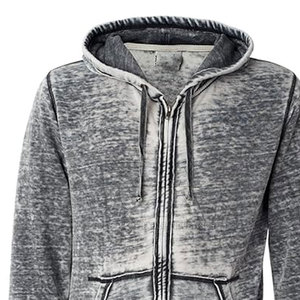 เสื้อฮู้ดผู้ชายฟอกสีกรดมาใหม่2024ออกแบบโลโก้ได้ตามต้องการ - Product Image 4