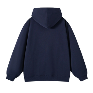 Sweat-shirts à capuche surdimensionnés en polaire d'hiver personnalisés en gros, 4XL unisexe, 380 g/m², matière personnalisée, poche, anti-rétrécissement, fermeture à boutons, sans cordon - Product Image 3
