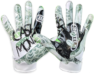 100% Gants de football américain de haute qualité Concevez votre propre logo Gants de football américain imprimés personnalisés - Product Image 6