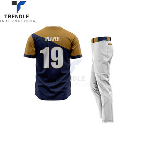 Conjunto de Uniforme de Béisbol/Sóftbol Personalizado Unisex, Chaqueta y Pantalones Cálidos de Poliéster 100% Antibacteriano, Nombre y Logotipo del Equipo Personalizados - Product Image 2