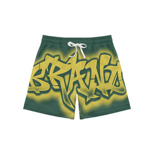 Concevez vos propres shorts en mesh de marque, 100% polyester, shorts en mesh athlétiques pour hommes, shorts en mesh décontractés, respirants, à séchage rapide, shorts de fitness en mesh - Product Image 3