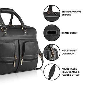 Best Selling Elegant Women's Genuine <b>Leather</b> <b>Laptop</b> Messenger <b>Bag</b> Stylish Premium Quality Open Bohemian Vintage Design Sale - Product Image 5