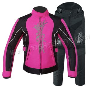 2025 femmes haute qualité course vêtements de sport respirant coupe-vent en cuir moto costumes vêtement teint toutes les tailles Touring Textile - Product Image 2