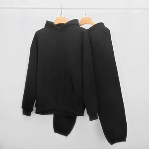 Survêtements en molleton uni sur mesure pour hommes, coupe ajustée, survêtement pour homme, vêtements de sport unisexes, personnalisés, vente en gros pour adultes - Product Image 4