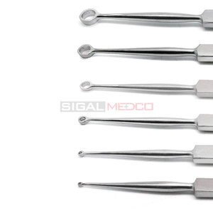 Juego de Curetas Dérmicas Manuales Premium de 6 Piezas, 1mm-6mm, Acero Inoxidable Alemán SIGAL MEDCO, 5 Años de Garantía, Certificado CE - Product Image 2
