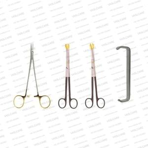 Juego de Instrumentos Quirúrgicos de Oído, Nariz y Garganta de Acero Inoxidable Alemán Manual de la Mejor Calidad, 104 Piezas, Certificado CE, Timpanoplastia, Cuidado de Vías Respiratorias - Product Image 3