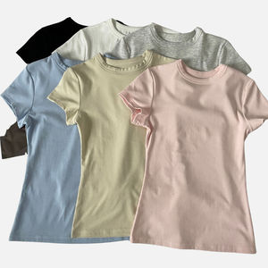 Camisetas Personalizadas Ecológicas para Mujer, Estilo Urbano, Calidad Premium, Verano, Transpirables y de Secado Rápido, Apliques Disponibles, OEM - Product Image 4