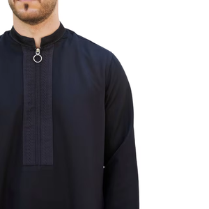 Túnicas Islámicas para Hombre de Primera Calidad, Elegantes, Casuales, Transpirables, Ligeras, de Secado Rápido, de Algodón, Largas, Precio al por Mayor - Product Image 3